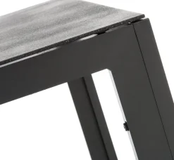 Intratuin Gartentisch Bea anthrazit 150 x 90 x 74 cm