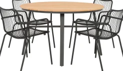 Intratuin Gartentisch Flore anthrazit D 120 H 74 cm