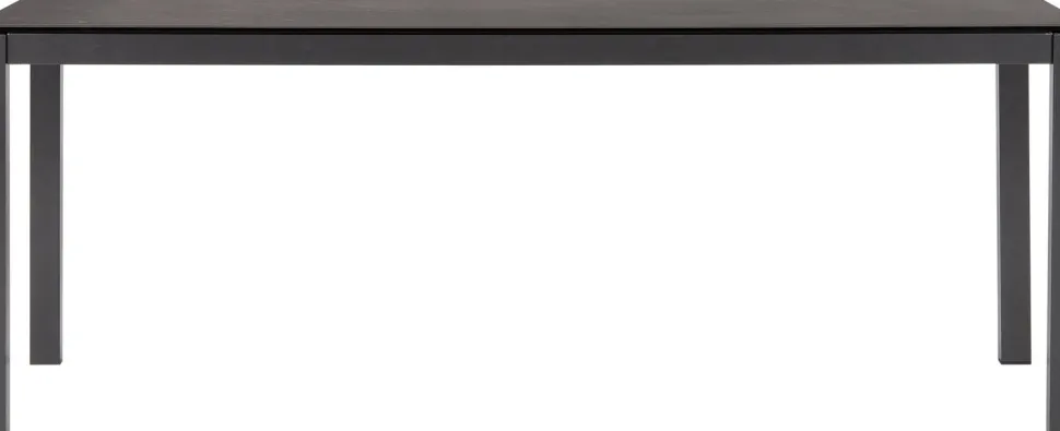 Intratuin Gartentisch Gloria schwarz 180 x 90 x 74,5 cm