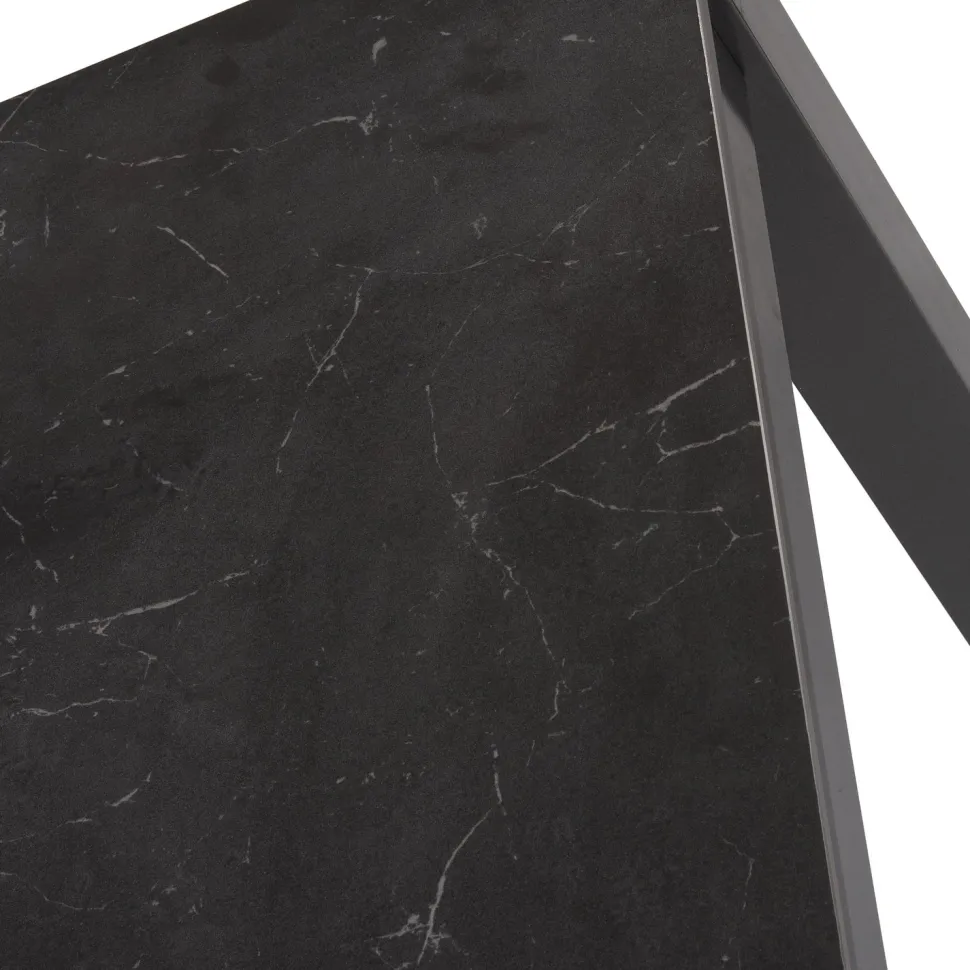 Intratuin Gartentisch Gloria schwarz 180 x 90 x 74,5 cm