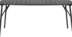 Intratuin Gartentisch Olle anthrazit 162,8 x 90 x 73 cm