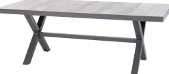Intratuin Gartentisch Thor grau 205 x 101 x 73 cm