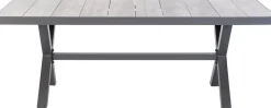 Intratuin Gartentisch Thor grau 205 x 101 x 73 cm