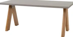 Intratuin Gartentisch Wout grau 180 x 90 x 77 cm