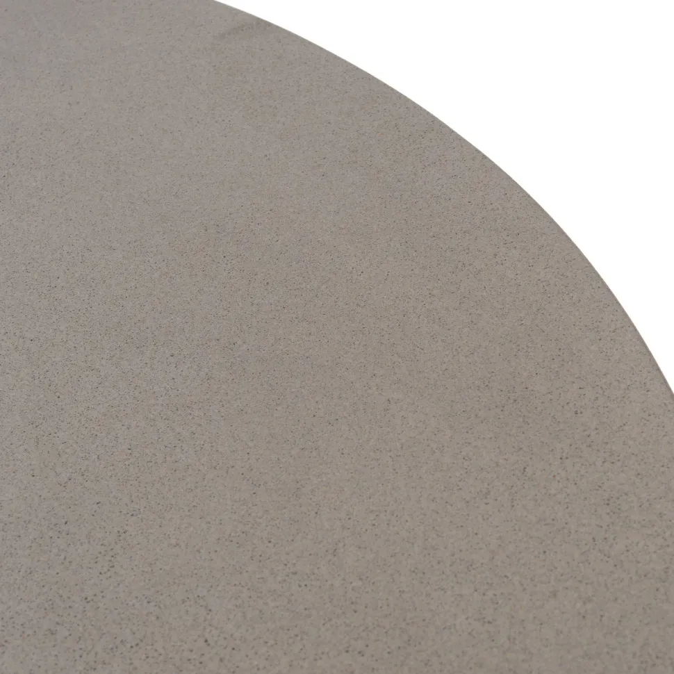 Intratuin Gartentisch Wout rund grau 135 x 135 x 76 cm