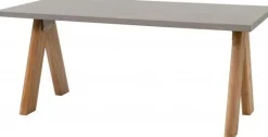 Intratuin Gartentisch Wout grau 220 x 100 x 77 cm