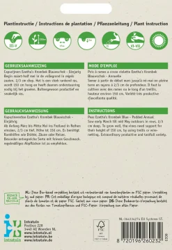 Intratuin Gemüsesamen Kapuzinererbsen (Pisum sativum 'Ezethe's Krombek Blauwschok')