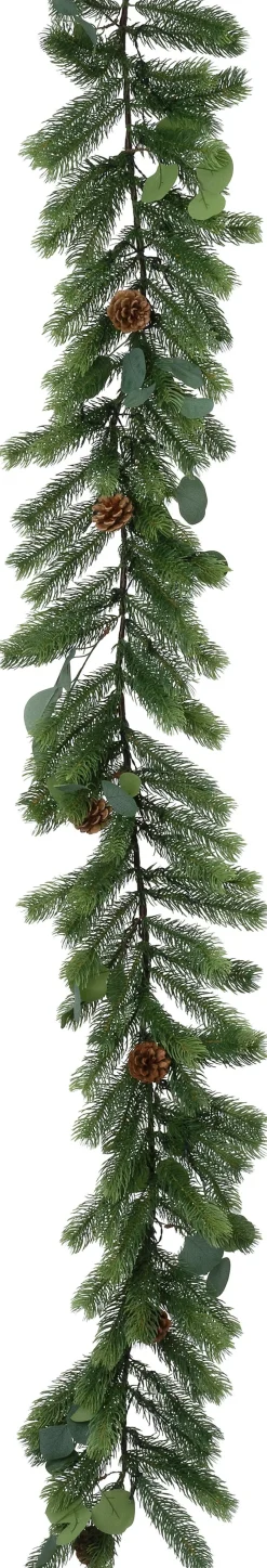 Intratuin Girlande Tannenzapfen mit 30 Lampen warmweiß 180 x 26 x 26 cm