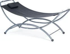 Intratuin Hängematte mit Gestell Colmar anthrazit 220 x 102 x 109 cm