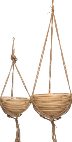 Intratuin Hänge-Pflanzkorb naturel D 26 cm H 31 cm