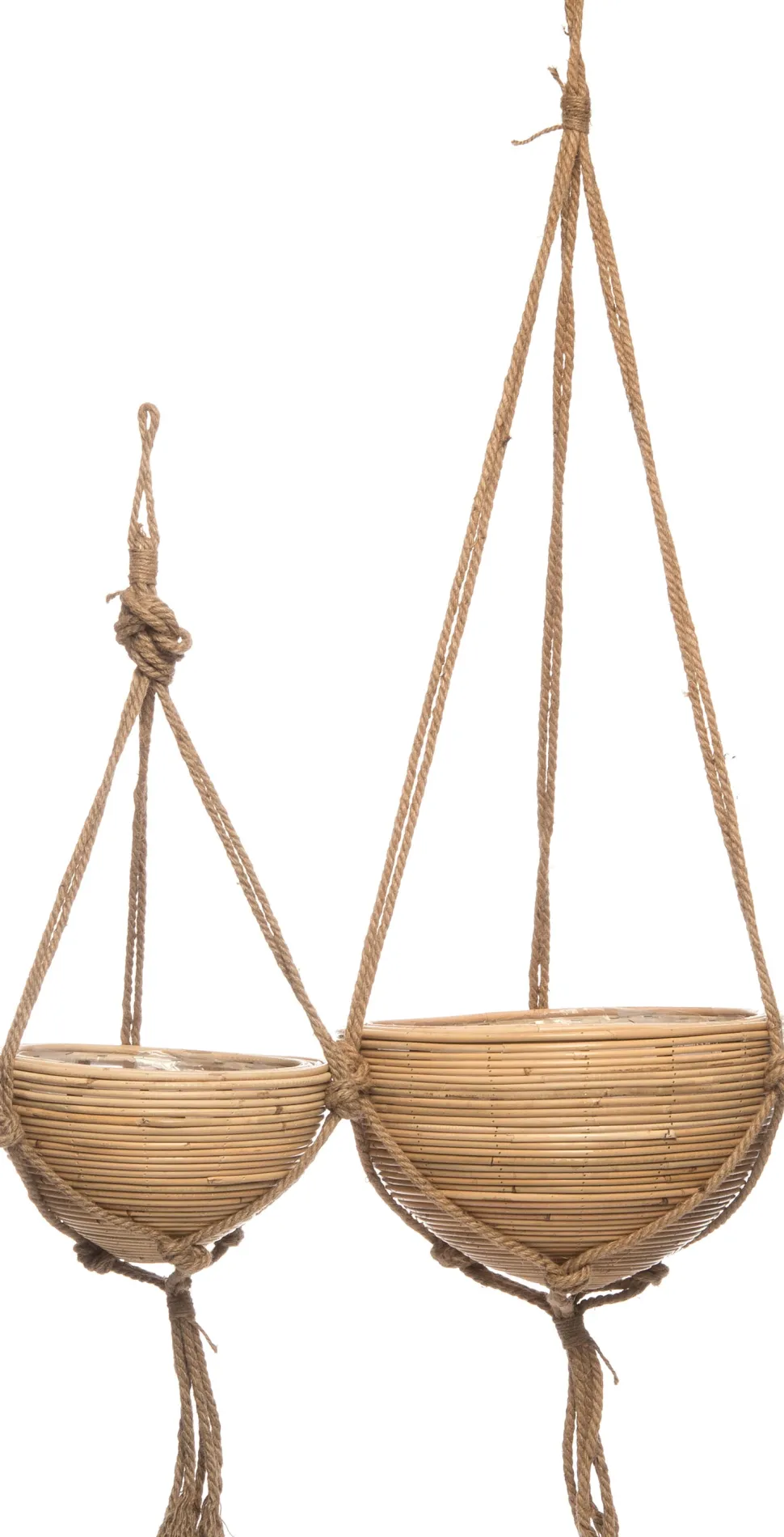 Intratuin Hänge-Pflanzkorb naturel D 26 cm H 31 cm