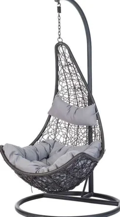 Intratuin Hängesessel Feye anthrazit 86 x 81 x 132 cm