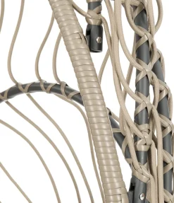 Intratuin Hängesessel mit Gestell klappbar Pax grau