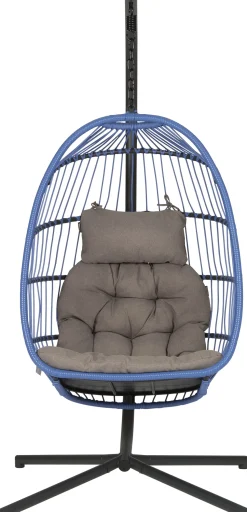 Intratuin Hängesessel mit Gestell klappbar Pax violett