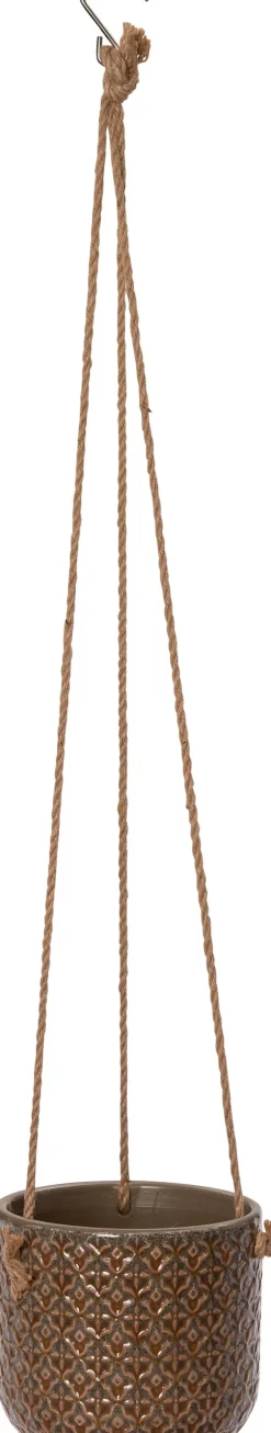 Intratuin Hängetopf Mariya braun D 12 H 11 cm