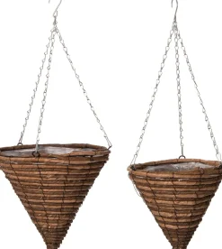 Intratuin Hängetopf Sem natur D 24 H 25 cm