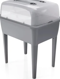 Intratuin Hochbeet Anzuchtkasten grau 77 x 58 x 96,3 cm