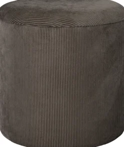 Intratuin Hocker mit Stauraum Ribbel grau D 40 H 40 cm