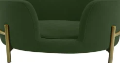 Intratuin Hundekorb Olivia grün 64 x 41 x 24 cm