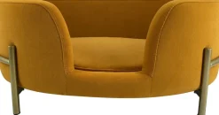 Intratuin Hundekorb Olivia gelb 64 x 41 x 24 cm