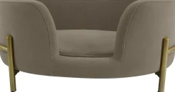 Intratuin Hundekorb Olivia grau 64 x 41 x 24 cm