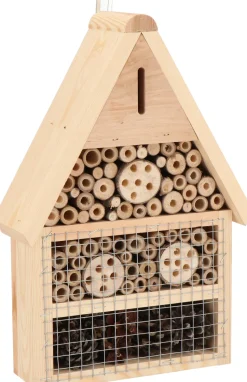 Intratuin Insektenhotel Trio Holz 26 x 9 x 40 cm