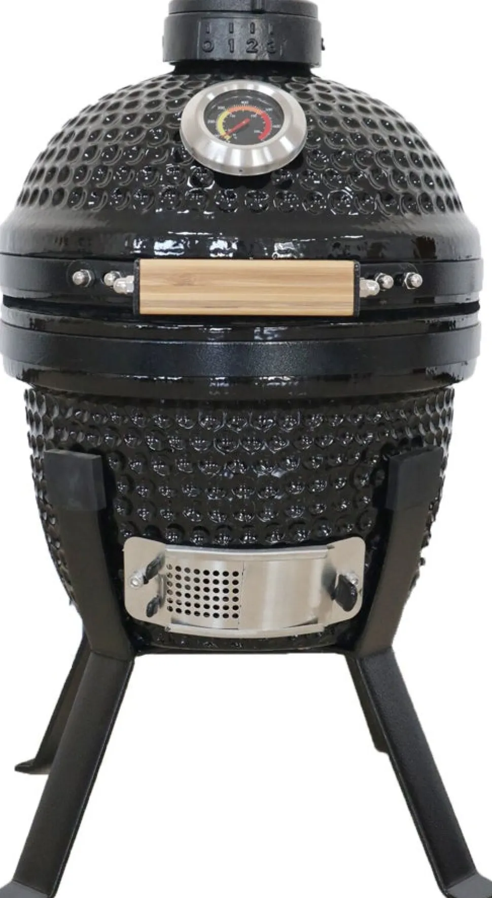 Intratuin Kamado Keramikgrill Urban Chef schwarz 46 x 32 x 60 cm