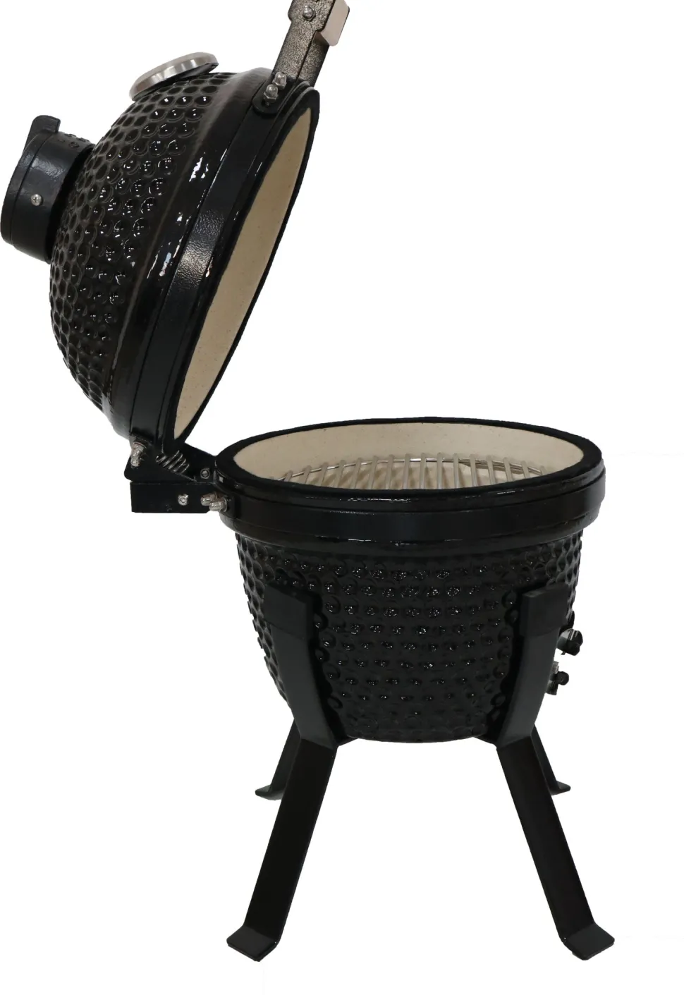 Intratuin Kamado Keramikgrill Urban Chef schwarz 46 x 32 x 60 cm