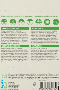 Intratuin Kartoffel (Solanum tuberosum 'Soltastic F1') (BIO) Samen