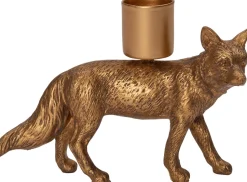 Intratuin Kerzenständer Fuchs 11 x 3 x 8,5 cm gold