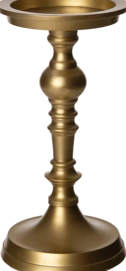 Intratuin Kerzenständer Jarvi gold D 10 H 21 cm