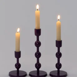 Intratuin Kerzenständer Katy lila D 9 H 12 cm