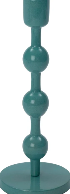 Intratuin Kerzenständer Katy blau D 9 H 23 cm