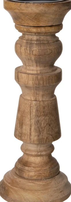 Intratuin Kerzenständer Kalmar braun D 11 H 30 cm