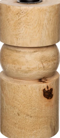 Intratuin Kerzenständer Khan Holz D 7 cm H 15 cm