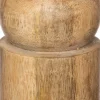 Intratuin Kerzenständer Khan Holz D 7 cm H 20 cm