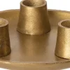 Intratuin Kerzenständer Koko gold D 15 H 5 cm