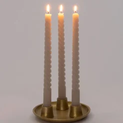 Intratuin Kerzenständer Koko gold D 15 H 5 cm