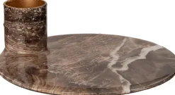 Intratuin Kerzenständer Rae braun 27,5 x 27,5 x 35 cm