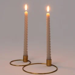 Intratuin Kerzenständer Tracy gold 25 x 25 x 32,5 cm