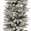 Intratuin Künstlicher Weihnachtsbaum splitz grün / weiß D 61 H 180 cm