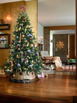 Intratuin Künstlicher Weihnachtsbaum Sven grün mit 250 LEDs warmweiß H 180 cm