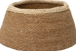 Intratuin Korb für Weihnachtsbaum Fleur naturell/beige D 57 H 26 cm
