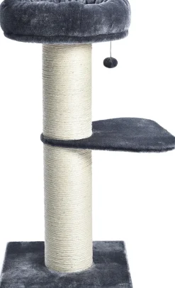 Intratuin Kratzbaum grau 49 x 49 x 105 cm