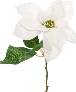 Intratuin Kunstzweig Weihnachtsstern weiß 33 cm