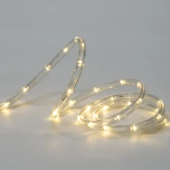 Intratuin LED Lichterschlauch für außen transparent 6 m warmweiß