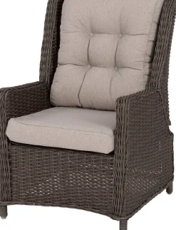 Intratuin Loungesessel verstellbar Sanur dunkelbraun