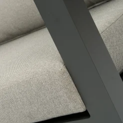 Intratuin Lounge-Set Nola 4-Sitzer Aluminium grau