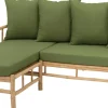 Intratuin Loungesofa Fleur 3-Sitzer Bambus