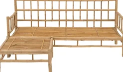 Intratuin Loungesofa Fleur 3-Sitzer Bambus